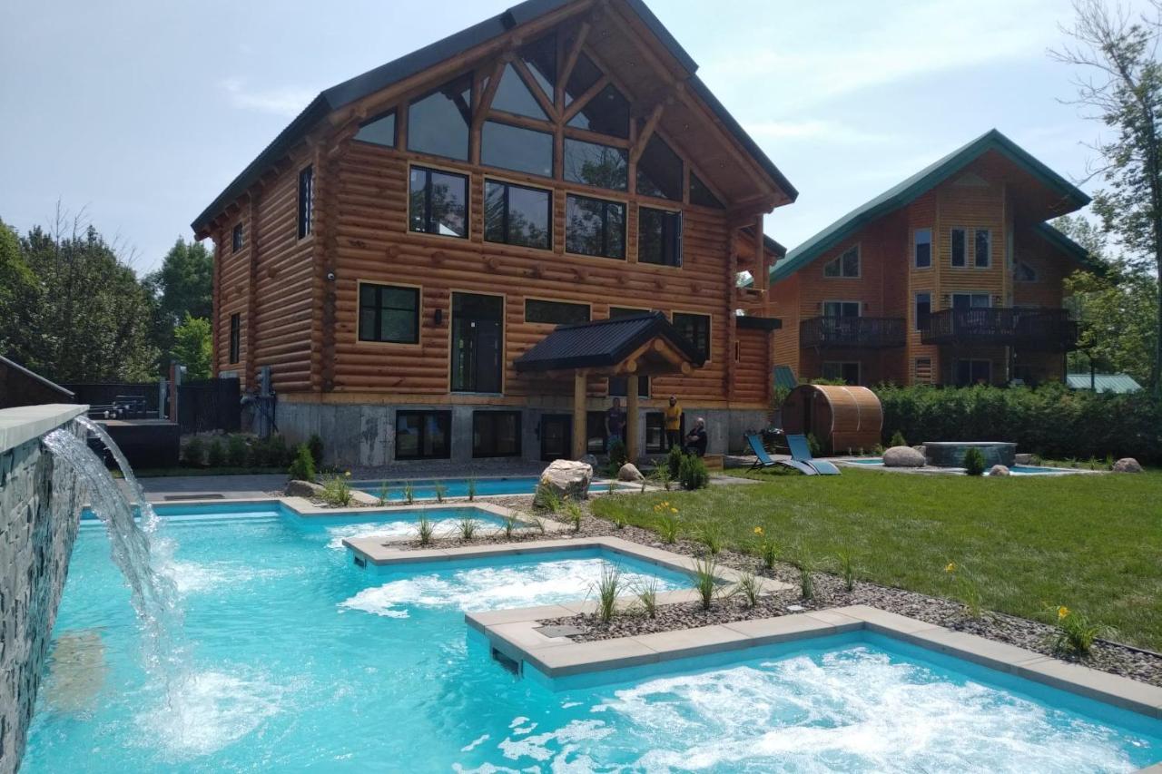 Chalets Et Spa Lac Saint-Jean Шамбор Экстерьер фото